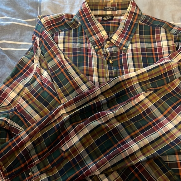 Men’s Dockers plaid flannel shirt, XL - Picture 3 of 4